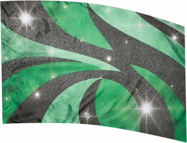 Styleplus F1 Aurora Color Guard Flags Green