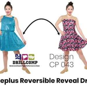 Styleplus Reveal Dress MTO Color Guard Uniform (Minimum Order of 6 Required) (2-in-1 Dress)