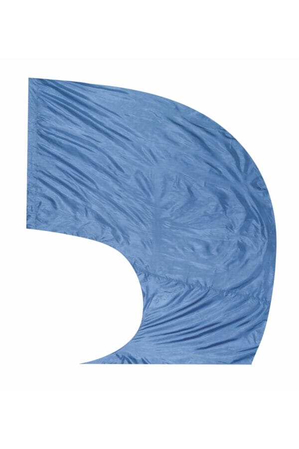 Styleplus Poly Silk China Super Swing Color Guard Flag (All Colors) Periwinkle Steel Blue