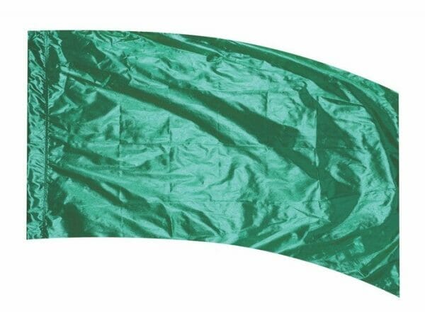 Styleplus Solid Metallic F1 Color Guard Flag Green