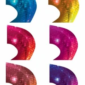 Styleplus Glamour Super Swing Color Guard Flags (6 Available Colors)