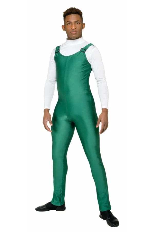 Styleplus Advantage Lycra & Styleflex Unisex Bibbers Made-to-Order Color Guard and Percussion Uniforms Green
