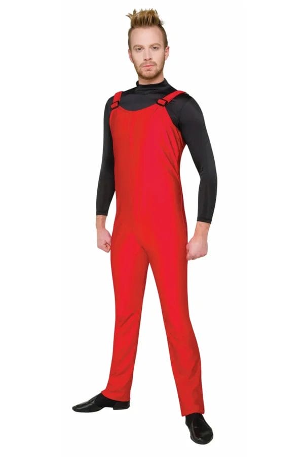 Styleplus Advantage Lycra & Styleflex Unisex Bibbers Made-to-Order Color Guard and Percussion Uniforms Red
