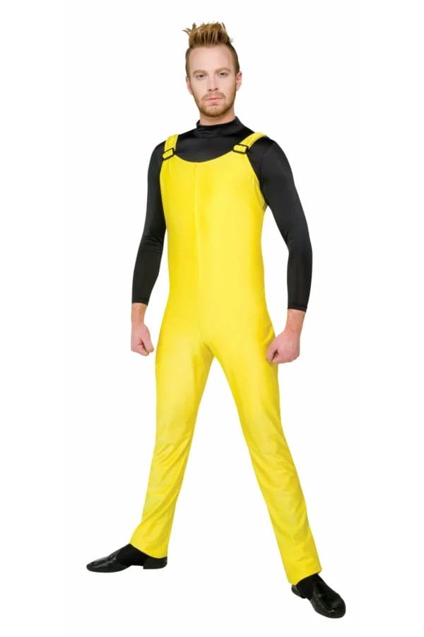 Styleplus Advantage Lycra & Styleflex Unisex Bibbers Made-to-Order Color Guard and Percussion Uniforms Yellow
