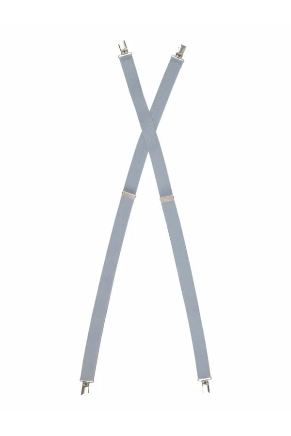 Styleplus Clip On Suspenders Grey