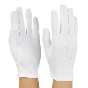 Styleplus Poly-Nylon Stretch Gloves White