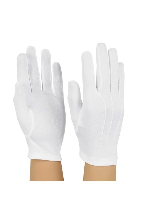 Styleplus Poly-Nylon Stretch Gloves White