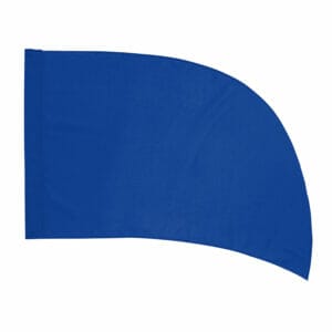 DSI In-Stock Poly China Silk (PCS) Practice Flags - Arced (Royal Blue)