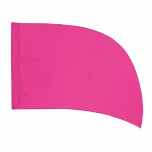 DSI In-Stock Poly China Silk (PCS) Practice Flags - Arced (Pink)