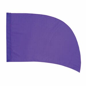 DSI In-Stock Poly China Silk (PCS) Practice Flags - Arced (Purple)