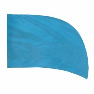 DSI In-Stock Poly China Silk (PCS) Practice Flags - Arced (Sky Blue)