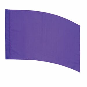 DSI In-Stock Poly China Silk (PCS) Practice Flags - Curved Rectangle (Purple)