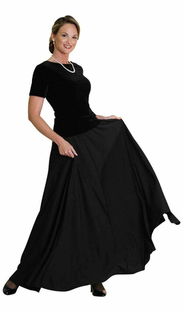 DSI In-Stock Extra Full Polyester Knit Concert Skirts
