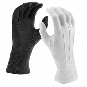 DSI Long Wristed Sure-Grip Gloves (White) PAIR