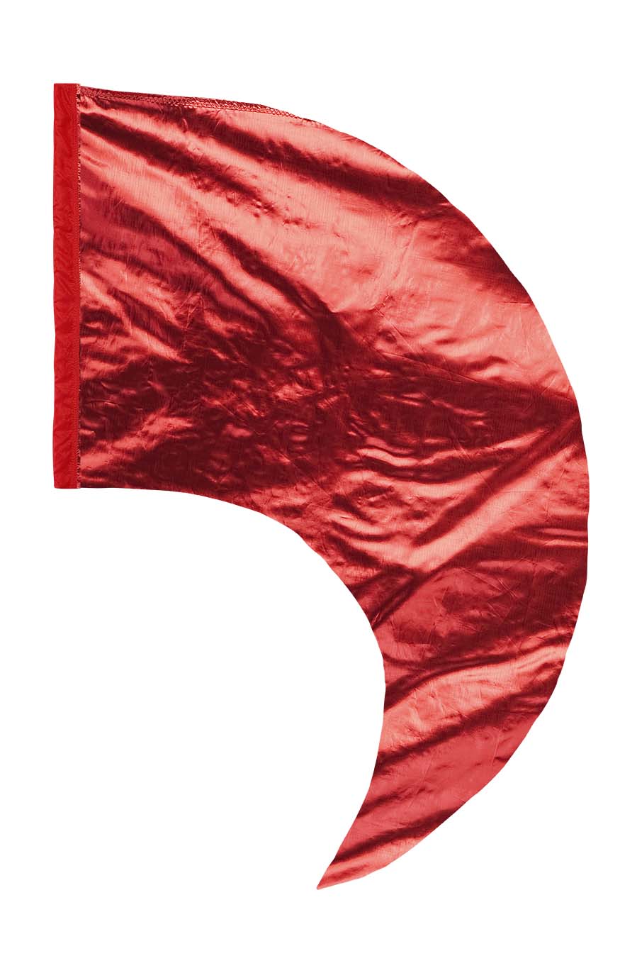 DSI Lava Lamé MTO Color Guard Swing Flags Red