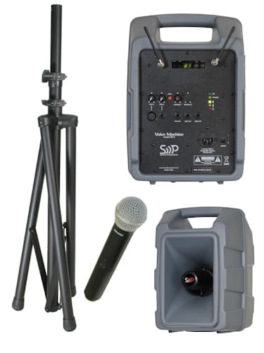 Sound Projection Voice Machine Single 123-Channel Wireless Handheld PA Sound System - Image 2